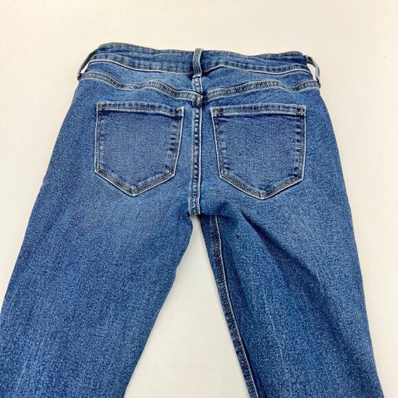 Old Navy Womens Rockstar Super Skinny Jeans Distressed Size 0 - Picture 6 of 9